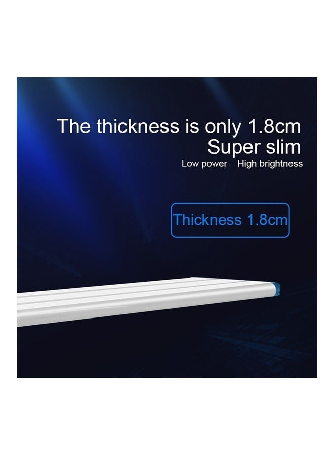 NIBEMINENT Super Slim LED Aquarium Light Aquatic Plant Extensible Waterproof Clip-on Lamp White 20*10*20cm - Image 4