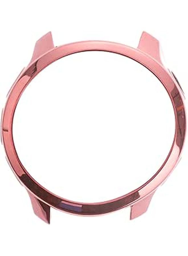 Elegant Pink Electroplated TPU Protective Case Cover for Smartwatch Durable Scratch Resistant - Image 1
