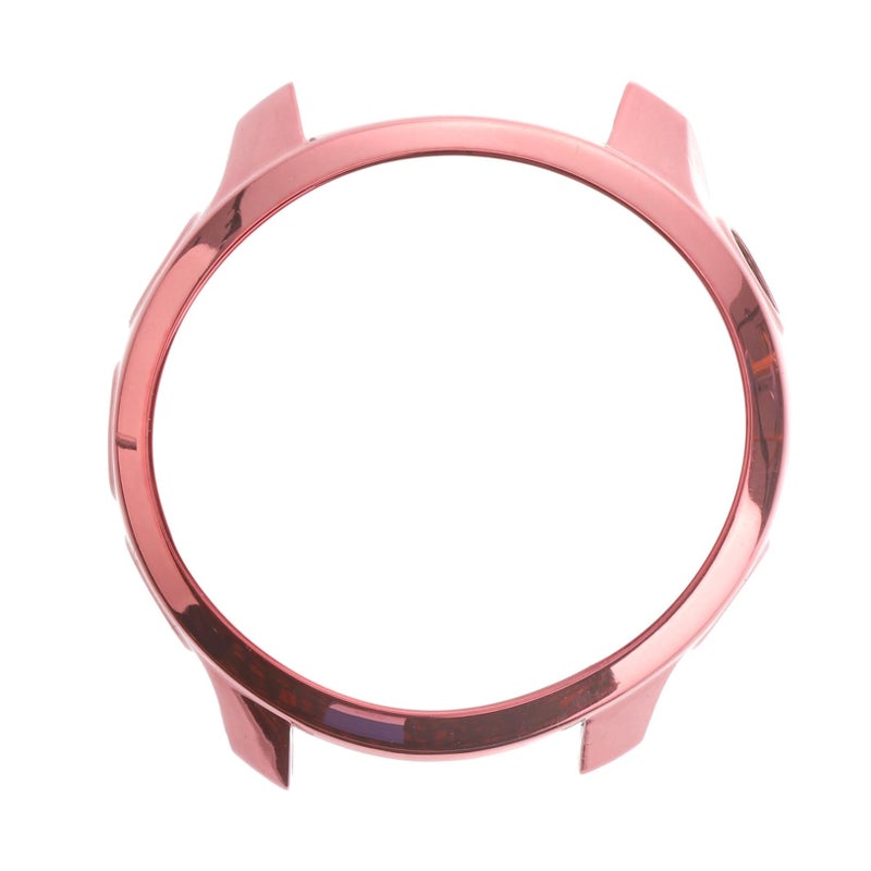 Elegant Pink Electroplated TPU Protective Case Cover for Smartwatch Durable Scratch Resistant - Image 2