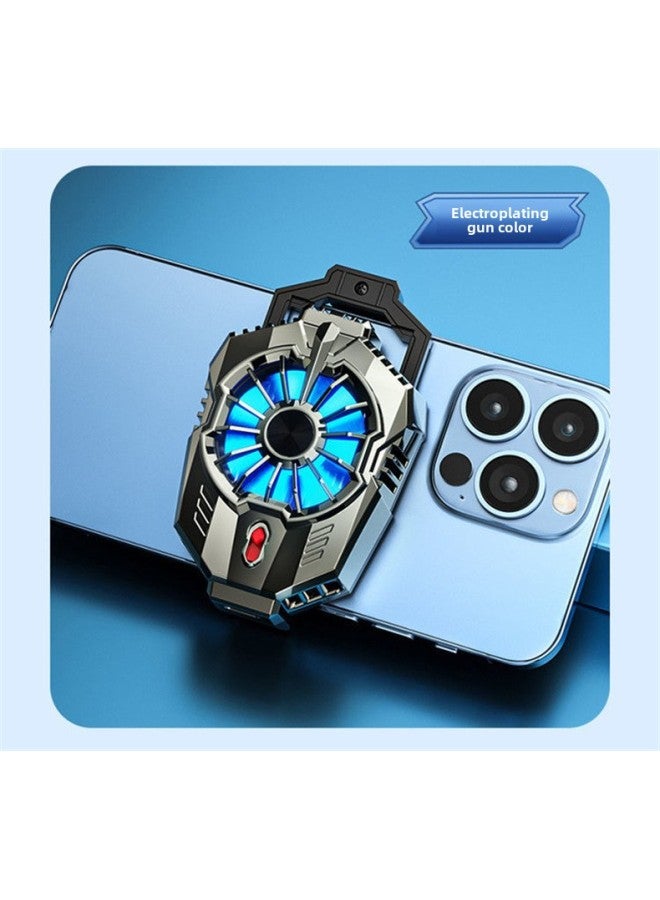 Loquat 2023 X20 Mobile Phone Semiconductor Radiator X18 Refrigeration King Cooling Artifact Silent X99 Electric Competition-Color:x20-Electroplated Tarnish - Image 1