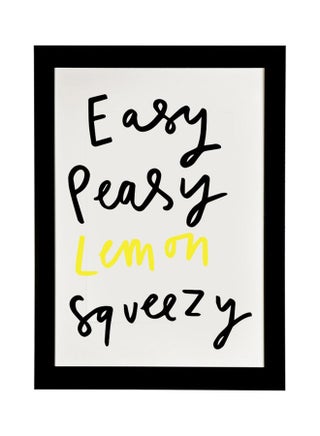 Easy Peasy Lemon Squeezy Funny Poster Frame - pzsku/Z34CEC1DDD648CA01481FZ/45/_/1693463566/dcf5d52e-290e-4c61-bb57-9ebd732619fa