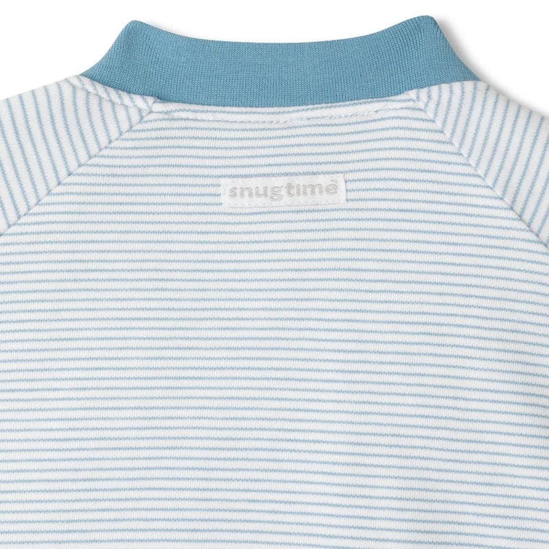 Snugtime Yarn Dyed Stripe Long Sleeve Padded Baby Sleeping Bag Baby Sleep Sack Soft Cotton Fabric TOG Rating of 30 Ideal for Girls of Age 36 Months - Image 4