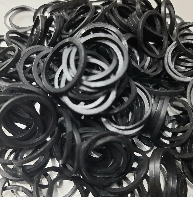 IMPRINT Multipurpose Black Rubberbands Mini Size(1 CM) Dia Approx. Pack of 155 - Image 4