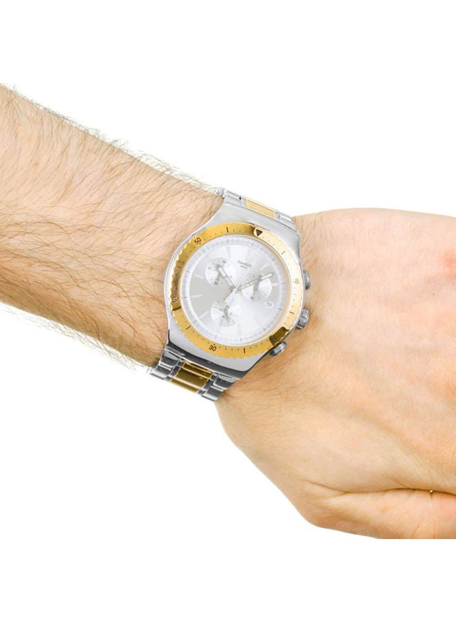 Stainless Steel Chronograph Watch YOS452G