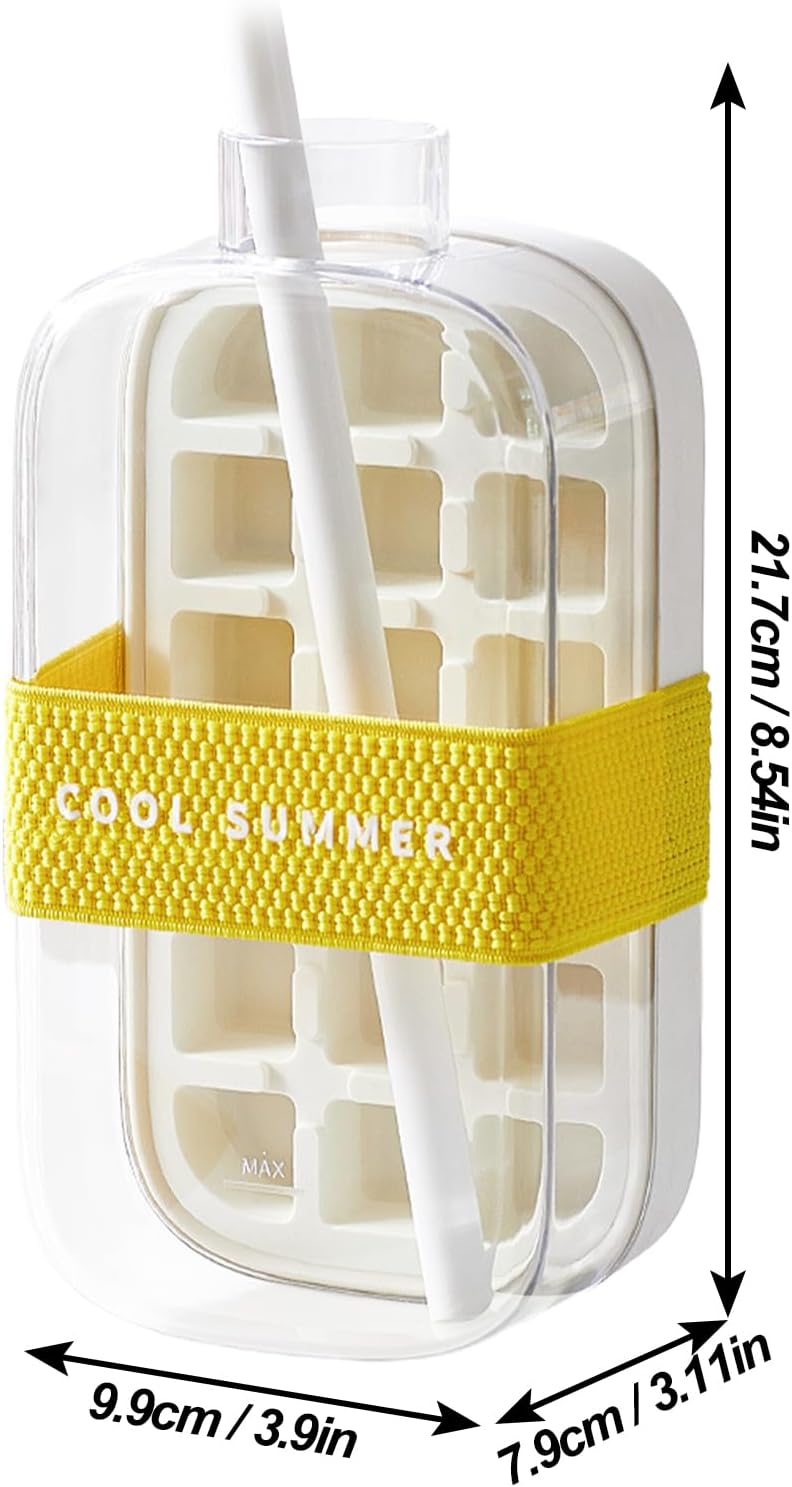 Ice Grid - Press Ice Maker Tray with Water Bottle for Whiskey and Cocktails - Image 5