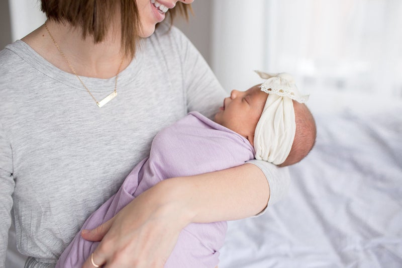 Copper Pearl Baby Swaddle Blanket - Premium Knit Baby Blanket, Large Soft Stretchy Receiving Blankets for Baby Boy and Girl, Swaddles for Newborn, Infant, and Toddler (Lily) - Image 5