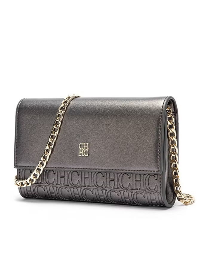 Chchmu CH CH Women's Shoulder Bag Exquisite Craftsmanship Fashionable Design Chain Shoulder Strap Design Multi-colour Available Classic Style - Image 1