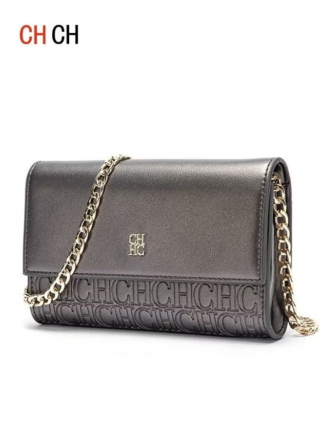 CH CH Women's Shoulder Bag Exquisite Craftsmanship Fashionable Design Chain Shoulder Strap Design Multi-colour Available Classic Style - Image 1