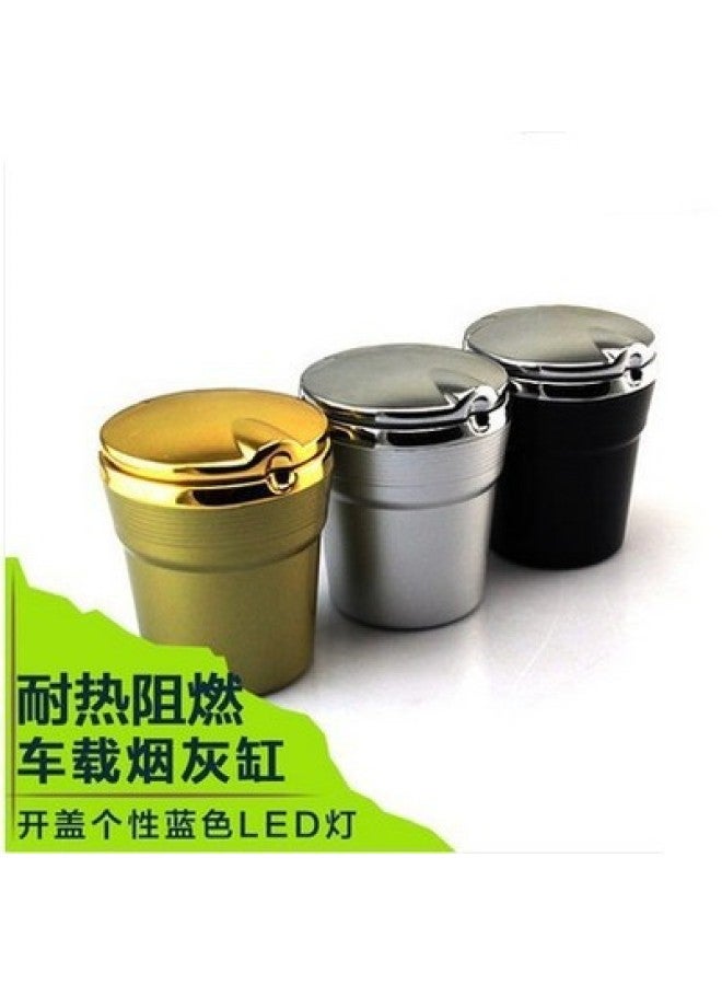 Car Ashtray Men's Multifunctional Car Supplies Daquan Women's Creative Black Technology Ash Cylinder Car With Cover Anti-fly