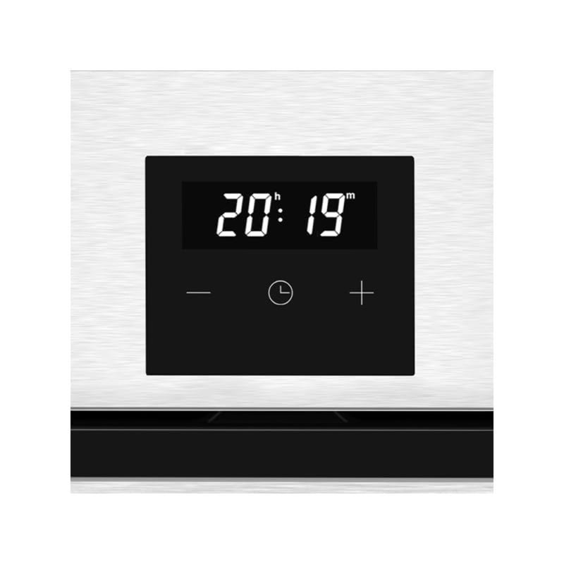 Built-In Gas Oven for Kitchen Use, 60 Cm, Turbo Fan, Stainless Steel, Silver, Energy-Efficient and Even Heating - Image 5