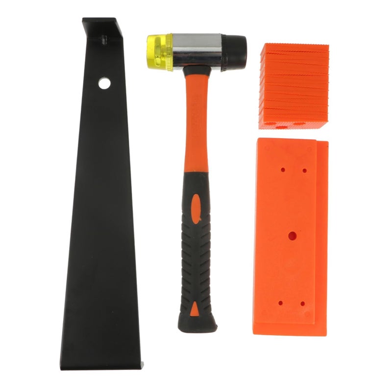 Flooring Installation Tool Kit with Spacers Tapping Block Handle Mallet for Vinyl Plank - Image 2
