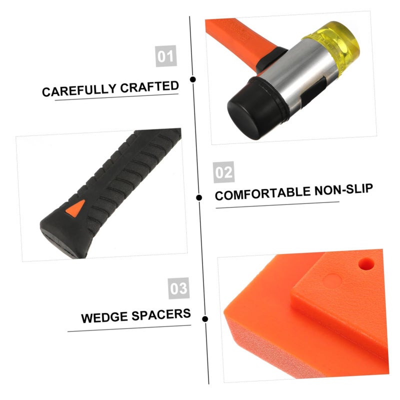 Flooring Installation Tool Kit with Spacers Tapping Block Handle Mallet for Vinyl Plank - Image 5