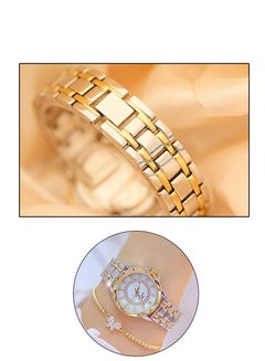 Anself Women Fashion Watch Metal Case Band Analog Wrist Watch Glittering  Diamond Quartz Watch price in Saudi Arabia,  Saudi Arabia