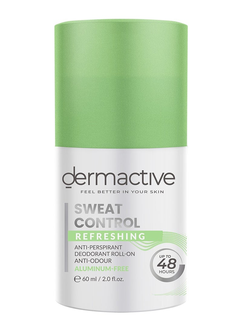 Dermactive Sweat Control Refreshing Anti-Perspirant Deodorant Roll-On – 60 Ml