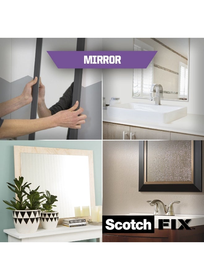 3M - Fix High Quality Double-Face Mirror Mounting Tape Beige 19mm x 1.5m UU011496278 - Image 1