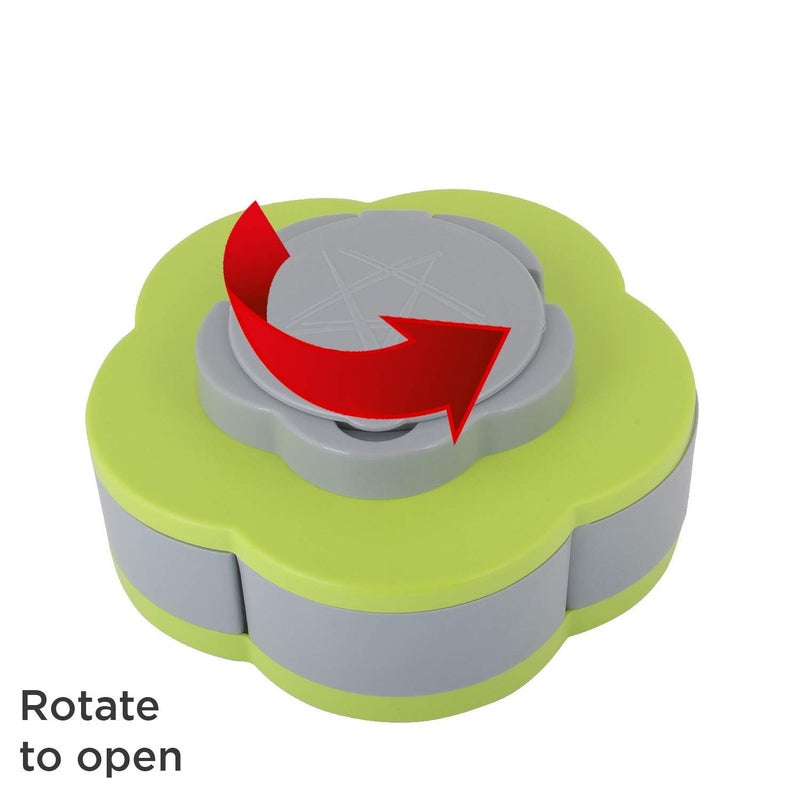 RD MALL 5 Compartments Flower Candy Box Dry Fruit Candy Chocolate Snacks Storage Box Masala Box for Home Kitchen - Image 5