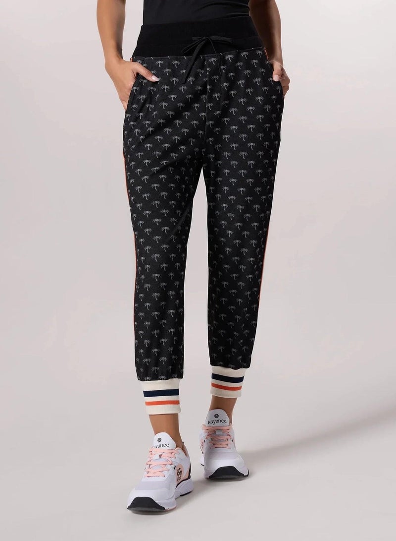 كياني بنطلون  جاكارد بحواف - Image 1