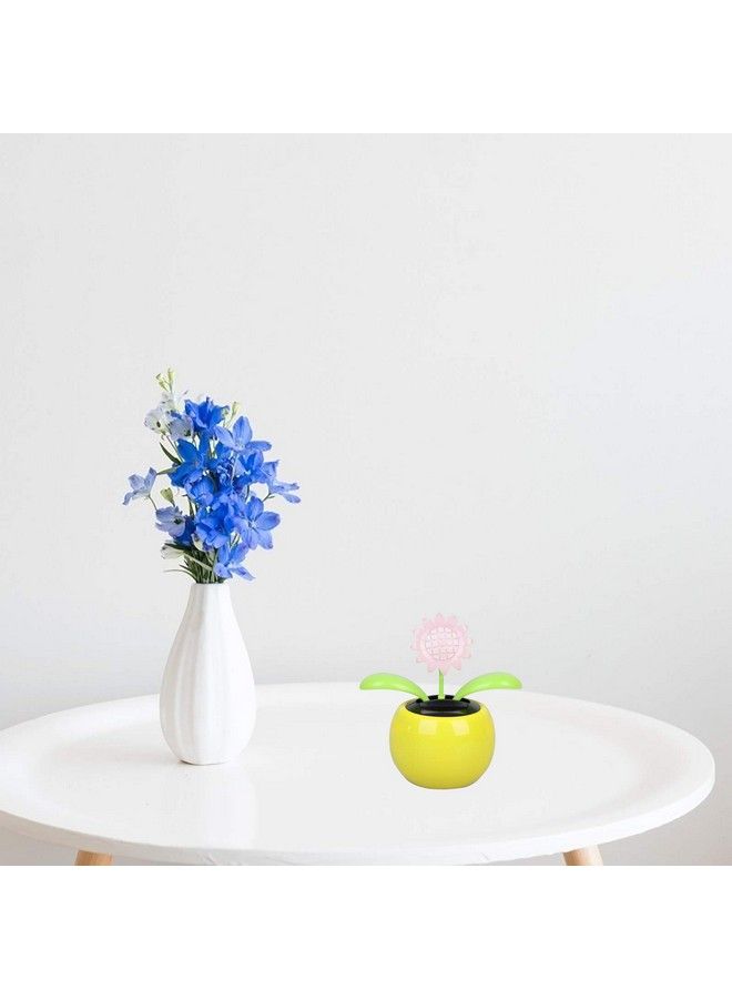 Welecom 4 Solar Dancing Sunflower Toy Solar Powered Dancing Ladybug In Colorful Pots Swinging Butterfly Flip Flap Animated Bobblehead Dancer Window Sun Catcher Car Dashboard Decor Portable Suncatchers - Image 5