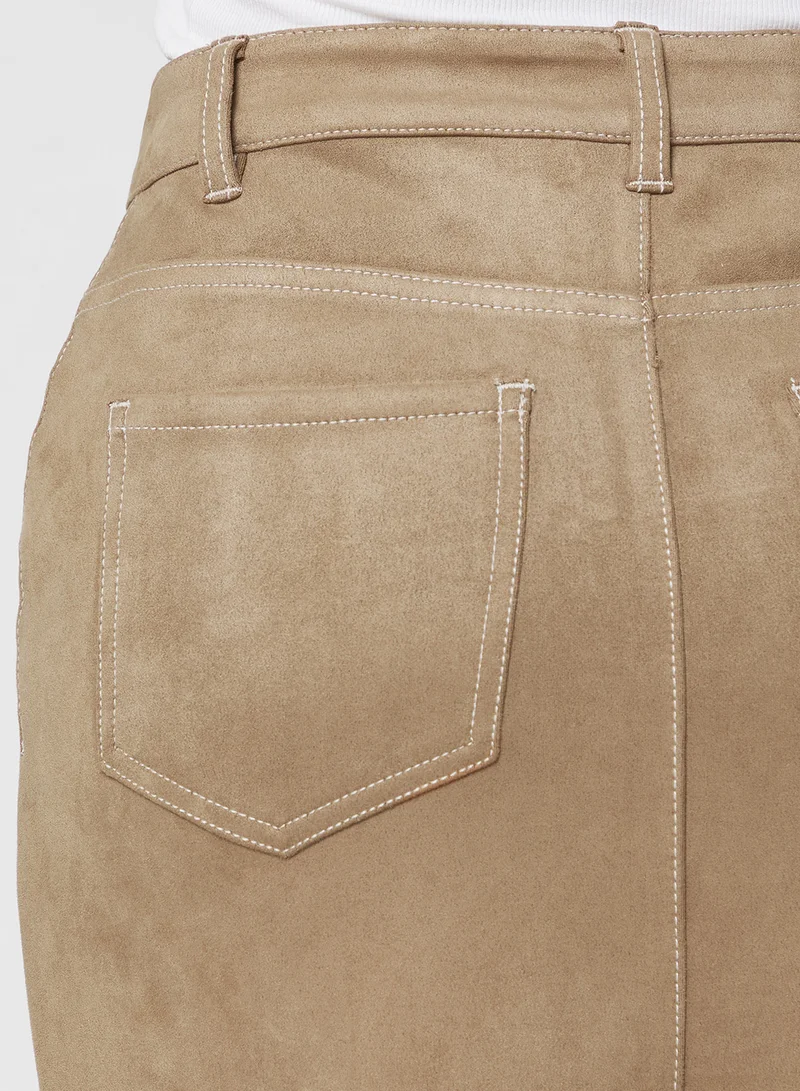 ONLY  Onlstina Life Faux Suede Skirt for Women | Best Price UAE