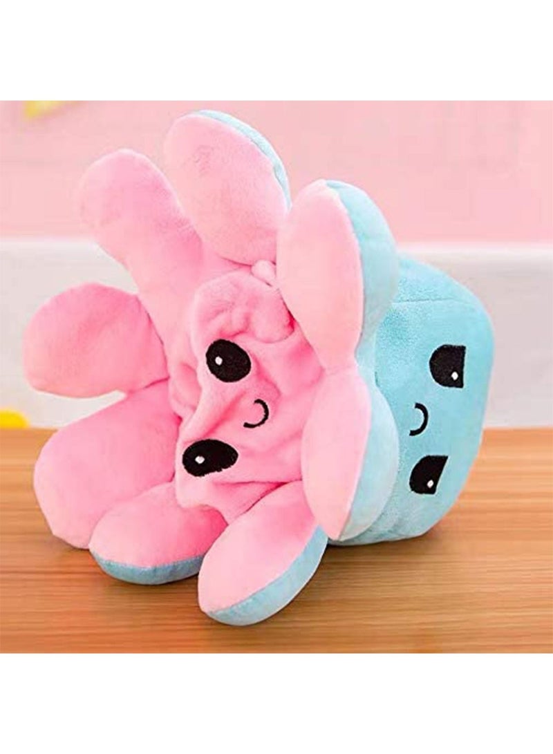 GT-Wheel Cute Double sided Octopus Flip Plushie Reversible Octopus Plush Stuffed Animals Doll Creative Toy Gifts for Kids, Girls, Boys Friends   (yellow-Red)  - Image 5