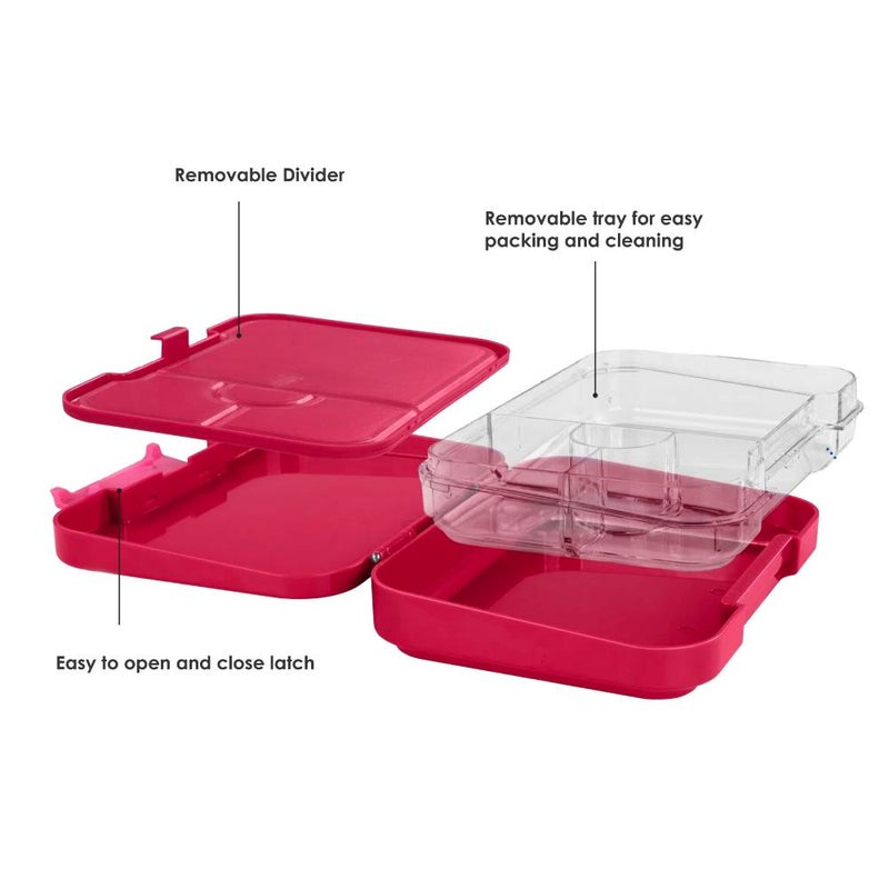 BonBon - Elite Mini 4 Compartment Leakproof Lunchbox - Dabbing Chick - Image 5