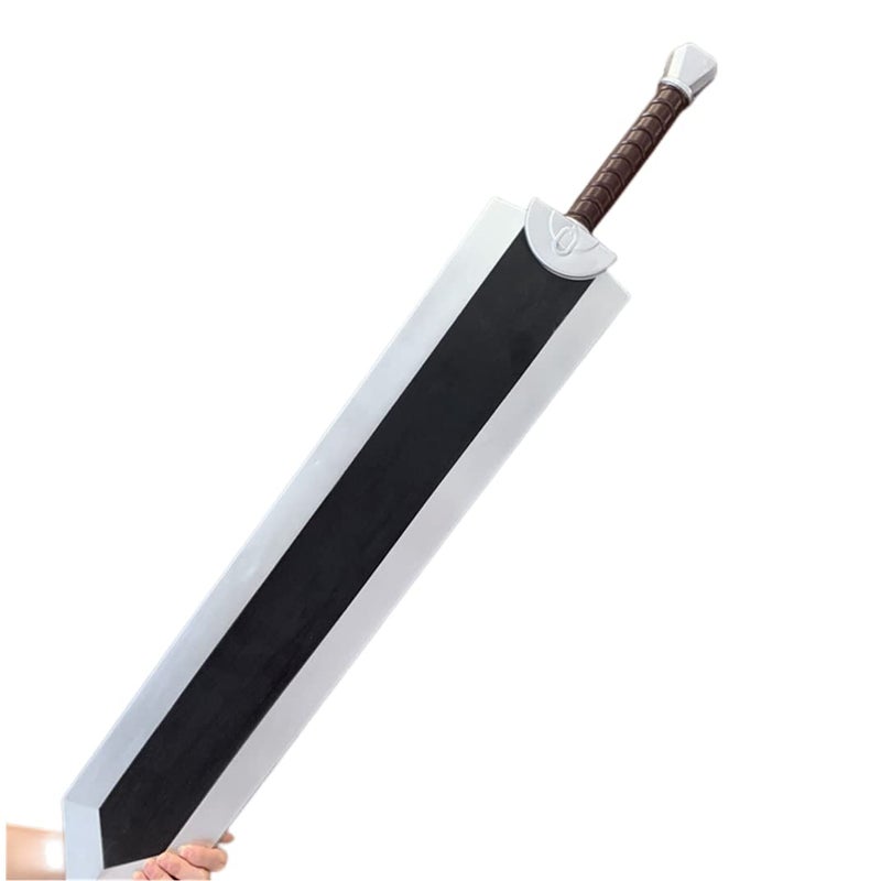 damdos Halloween Prop Dragoner Guts Foam Sword,Black Great Sword Role Play Fantasey Anime Cosplay Costume Birthdays Gifts - Image 3