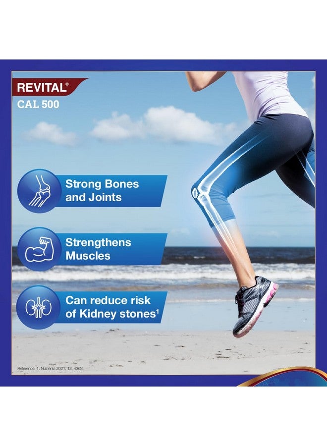 Revital CAL 500 with Vitamin D3 500 IU, 15 Tablets (Pack of 1) - Image 5