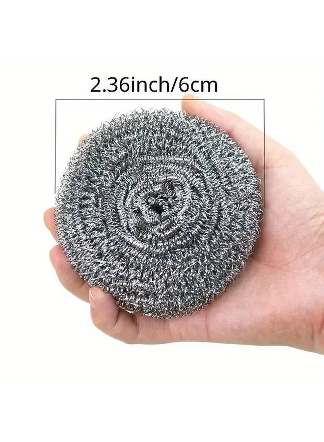 Heavy Duty Steel Wool Pads 6pcs 10g For Scrubbing Pots Pans Ovens Grills - Image 4