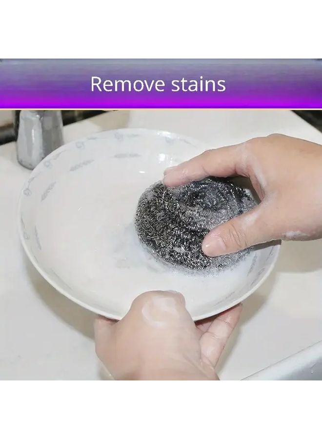 Heavy Duty Steel Wool Pads 6pcs 10g For Scrubbing Pots Pans Ovens Grills - Image 5