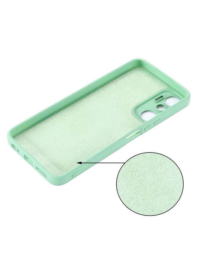 زبون جراب لهاتف Infinix Hot 20 4G X6826 مصنوع من السيليكون السائل المقاوم للصدمات بلون نقي - Image 3