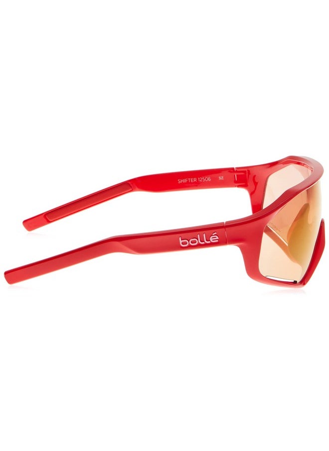 Bolle Bolle Classic Square Shifter Shiny Red Sunglasses, One Size  - Image 3