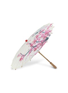 Generic 23inch Paper Umbrella Parasol, Plum Blossoms Japanese Chinese Paper Umbrella for Wedding Decor Art Party Photography Props Classical Dance Decorations  - Image 1