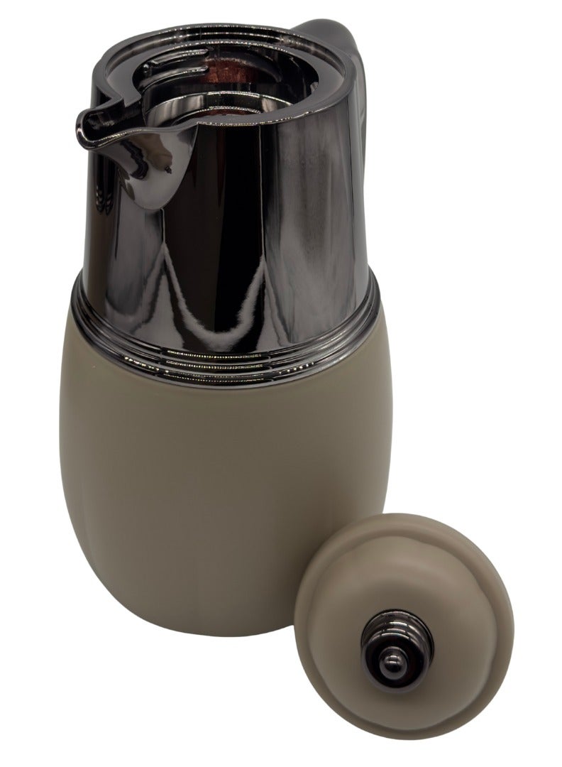 AL-GANNAS 2 Peice Thermos Set for Tea & Coffee | 1L & 0.7L | High-Quality with 2-Year Heat Retention Warranty | Elegant New Design - Image 3