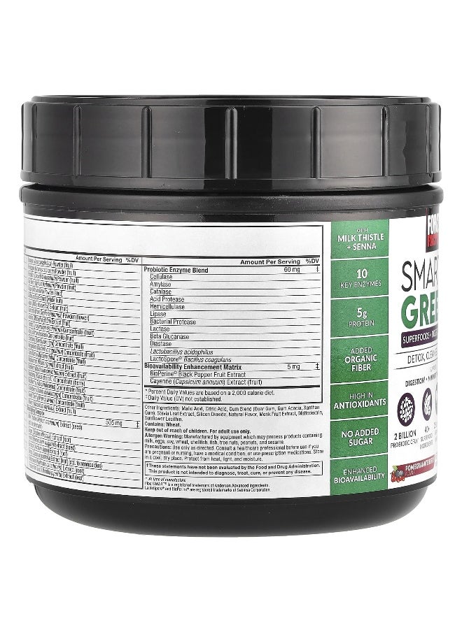 Force Factor Force Factor, Smarter Greens, Superfoods + Digestion Powder, Pomegranate Berry, 14.8 oz (419 g)  - Image 5