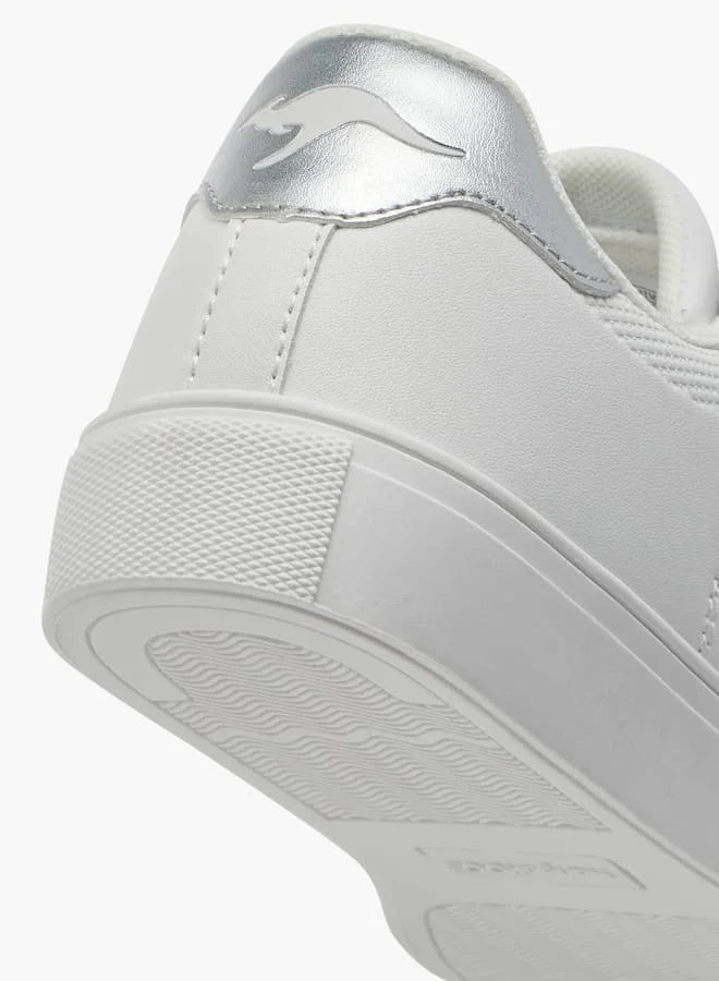 kangaROOS Women's Panelled Sports Shoes With Zip Closure