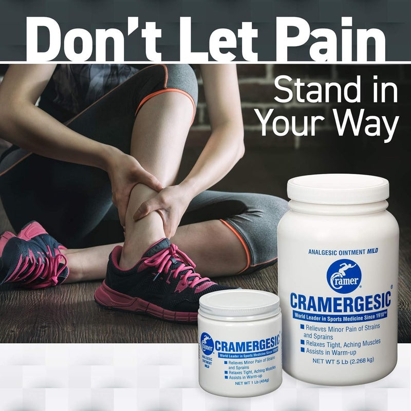 Cramergesic Mild Warmth Analgesic for Relief from Muscle Soreness Aches Joint  Arthritis Pain Penetrating Pain Relief Cream Soothes Tight Muscles Before  After Workout Exercise or Fitness - Image 4