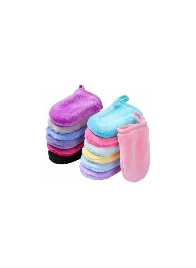 Generic Makeup Remover Glove 2 Pieces Multicolor  - Image 2