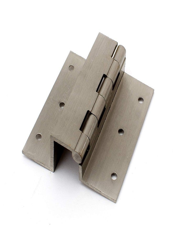 SANJARI Combo Pack of 12 Brass W Hinges 3 INCH (Silver Matte Finish) - Image 3