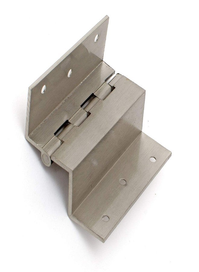 SANJARI Combo Pack of 12 Brass W Hinges 3 INCH (Silver Matte Finish) - Image 1