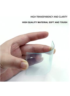 KASTWAVE Welding Protection Lenses, Automatic Dimmable Transparent Plastic Welding Mask Protection Sheet, High Definition For Welding Caps, Splash-proof, Dust-proof and Sand-proof 10Pcs  - Image 2