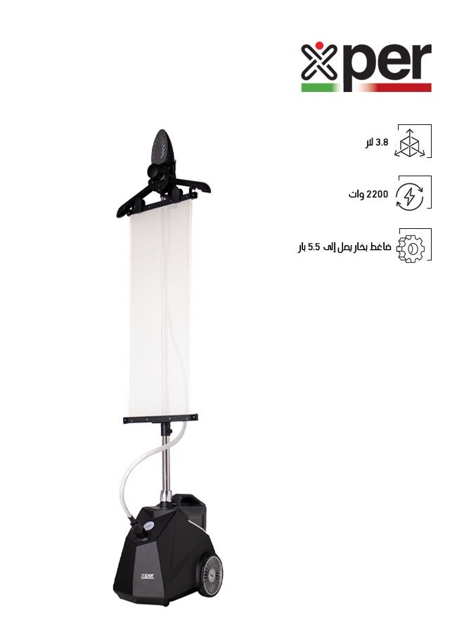 XPER Vertical Iron - 2200 Watts - 3.8 Liters - with Ironing Support - XPGS-900-23 - Image 1