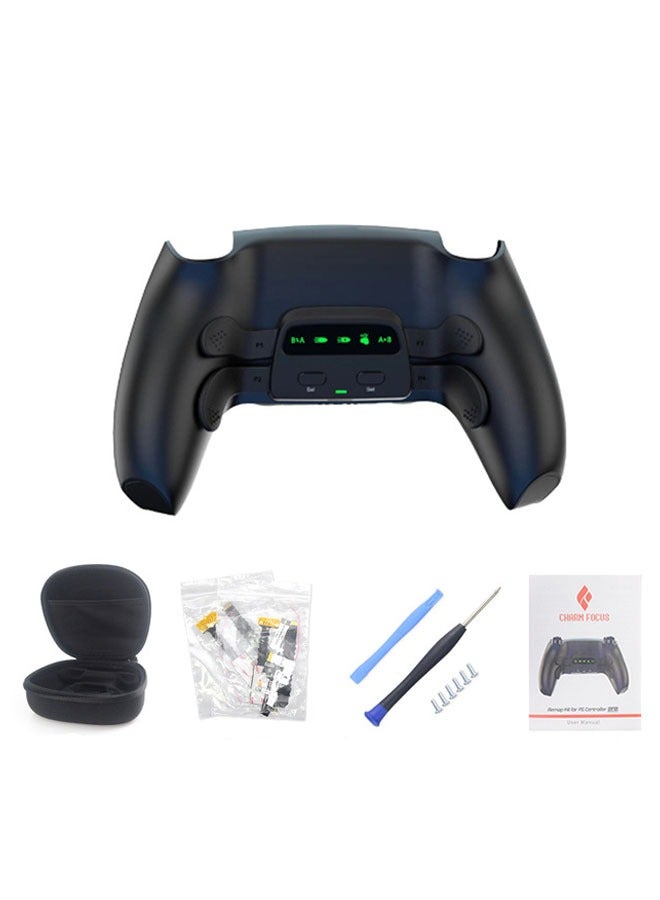 general Compatible with PS5 Bluetooth gamepad Elite Quad back buttons programmable custom mapping three-level burst back buttons - Image 1