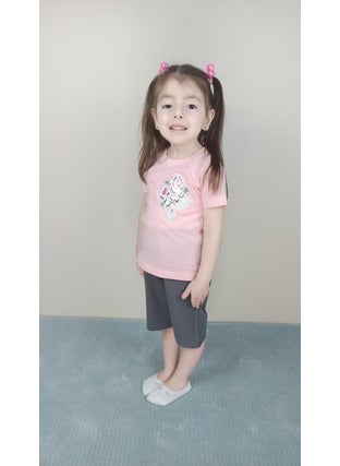 Girl's Cotton Pink Capri Set - pzsku/Z34D04D58C8A61B137177Z/45/_/1725721406/53e550f9-9861-4e1a-9688-1fc3ced1e995