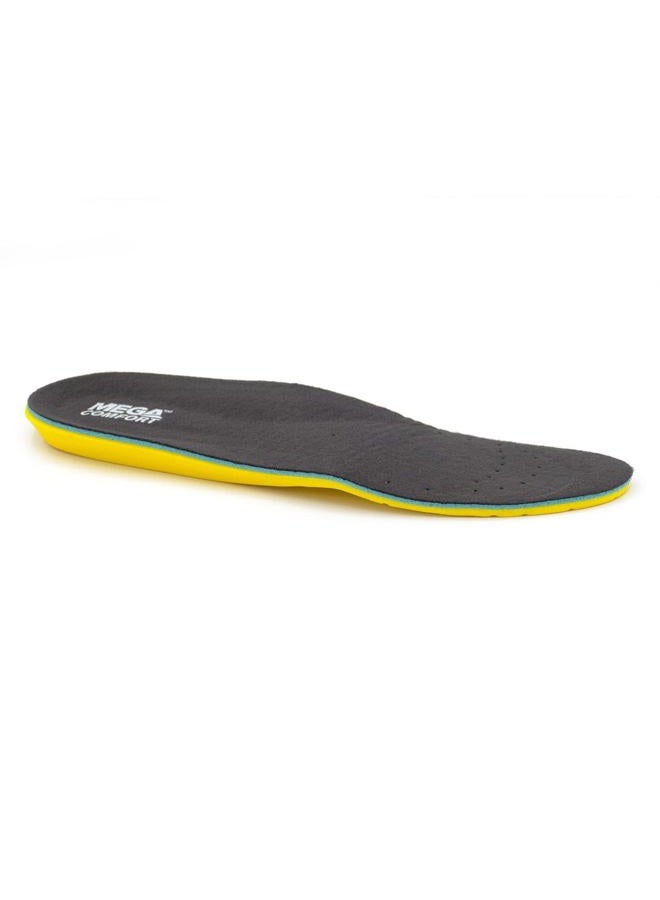 MEGAComfort Personal Anti-Fatigue Mat Insole, Men's Size 12-13, Yellow/Black - Image 3