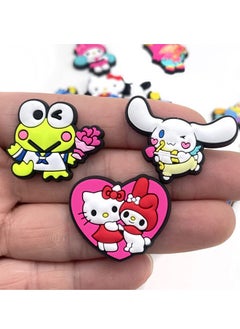 Excefore Crocs Shoe Decoration Charms 20 Pcs Cartoon lovely Charms Shoes Charm for Crocs Hole Hole Shoe for Kids Boys Girls Man Woman Party Favor  - Image 3