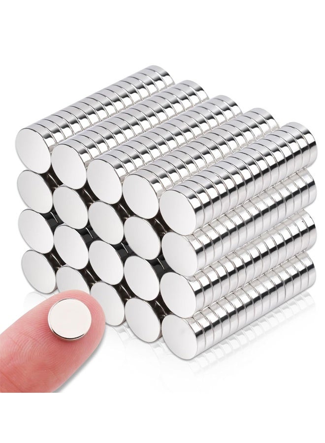 100 Pcs Magnets 8x2mm Neodymium Rare Earth for Crafts, Miniatures, Nails, Office,Kitchen,Whiteboard, Cabinet - Image 1