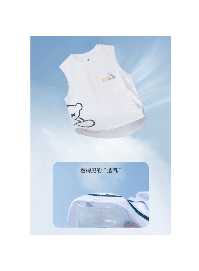 Zuoxi Boys' Tank Tops 2025 Summer Kids' Cotton Sport Shirts Sleeveless T-shirts For Big Boys - Image 5