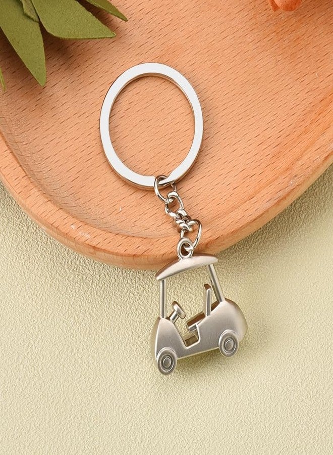 Sdopbinbin Golf Cart Keychain for Women Men Key Chain for Golf Cart Keyring for Husband Wife Birthday Gifts for Daughter Son Christmas Gift for Golf Lover Birthday Gift for Golf Lovers - Image 4