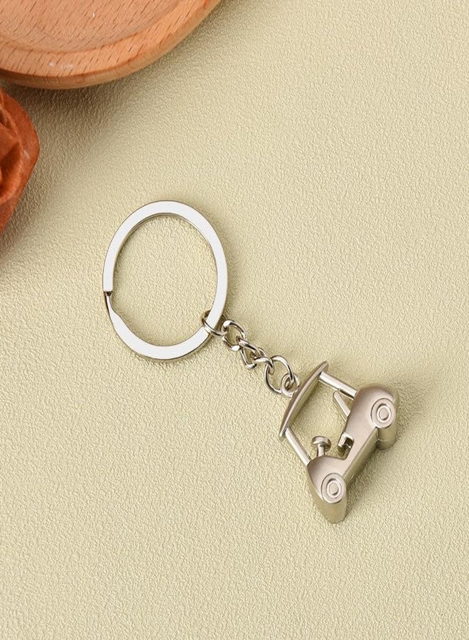 Sdopbinbin Golf Cart Keychain for Women Men Key Chain for Golf Cart Keyring for Husband Wife Birthday Gifts for Daughter Son Christmas Gift for Golf Lover Birthday Gift for Golf Lovers - Image 3