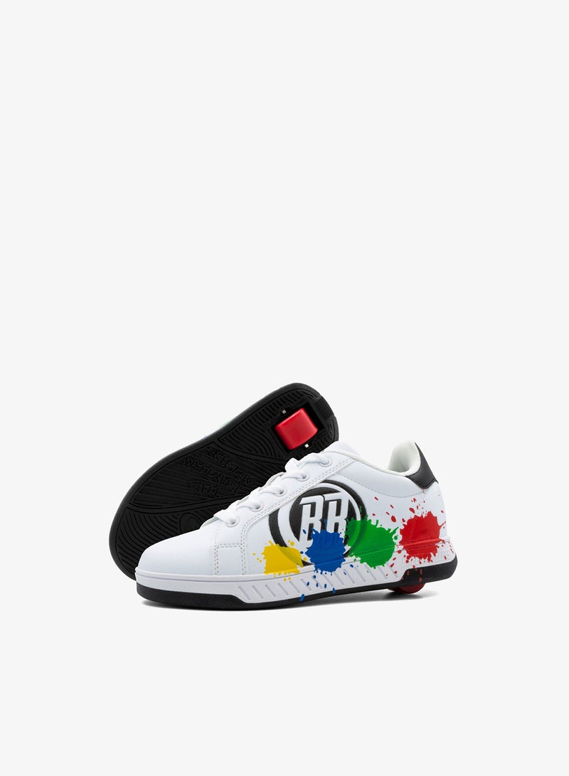 BREEZYROLLERS BREEZY ROLLERS shoes with wheels for children, Roller skates sneakers kids, From children's street shoes to roller skates in a few seconds, Patented click system, Trainers with wheels for girls & boys - Image 1